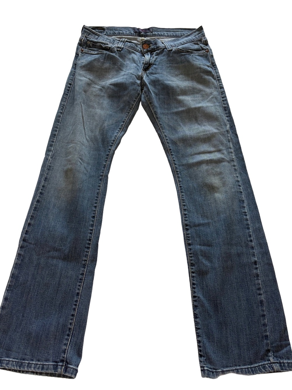 Classic Women’s Blue Bootcut Jeans Low waist